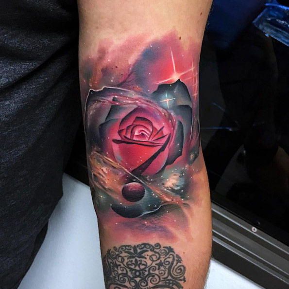 Cosmic rose by Andres Acosta