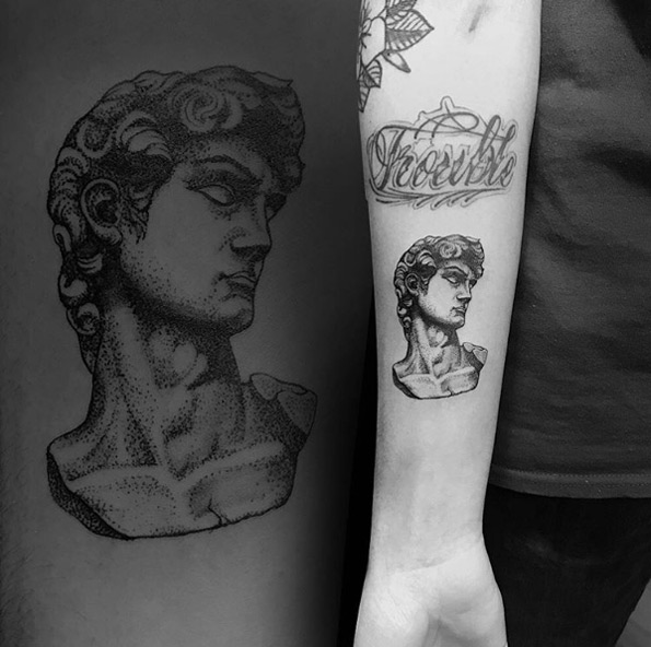 30 Beautiful Tattoos Inspired by Famous Works of Art - TattooBlend