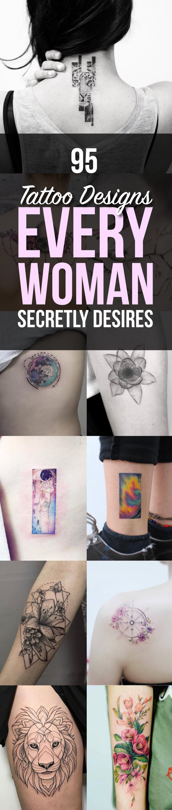 95 Tattoo Designs Every Woman Secretly Desires