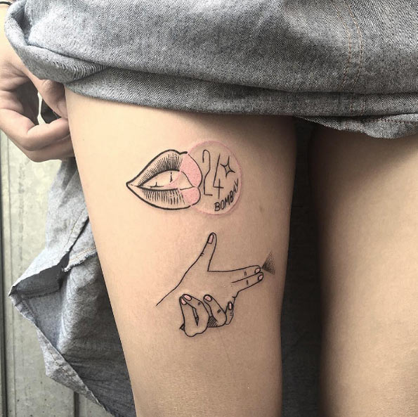 Sexy thigh piece by Bombayfoor