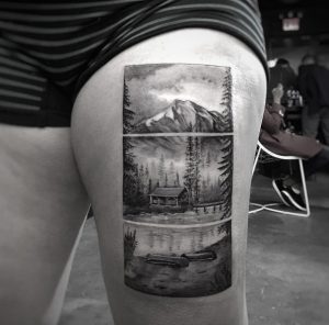 The Ultimate Guide To Mountain Tattoos (70 Photos) - TattooBlend