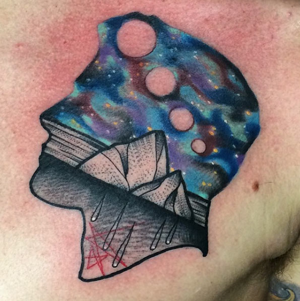 Cosmic mountain piece by Little Andy