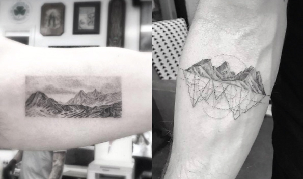 Mountain tattoo designs and ideas