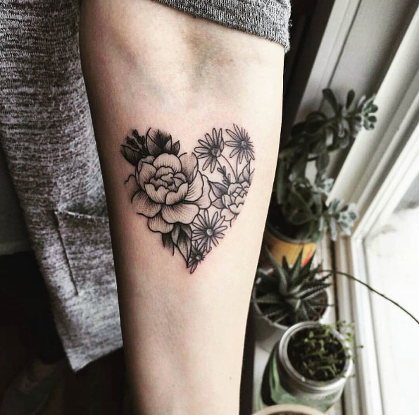 Botanical heart by Vanessa