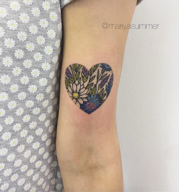 Botanical heart by Mariya Summer