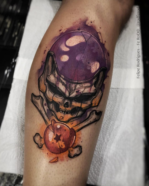 Dragonball Z tattoo by Felipe Rodrigues Fe Rod