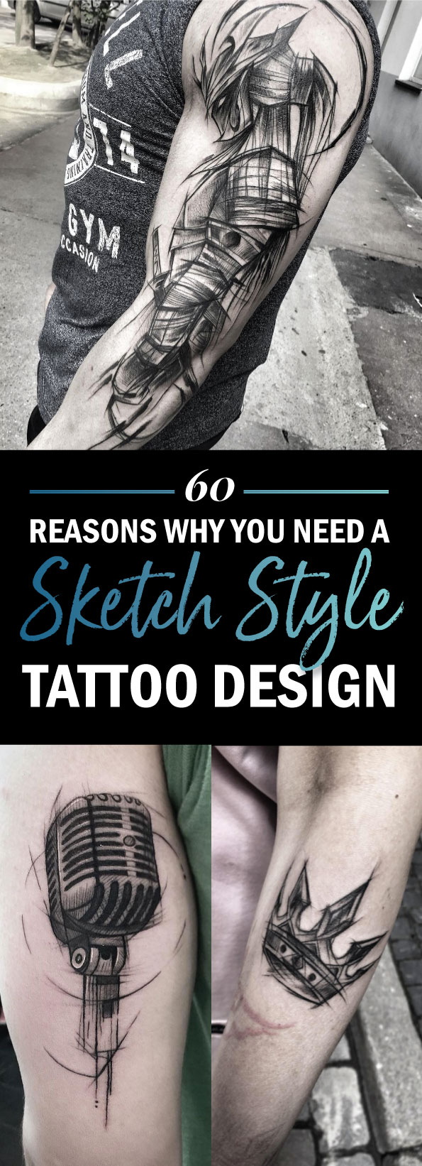 60 Reasons Why You Need A Sketched Tattoo Design