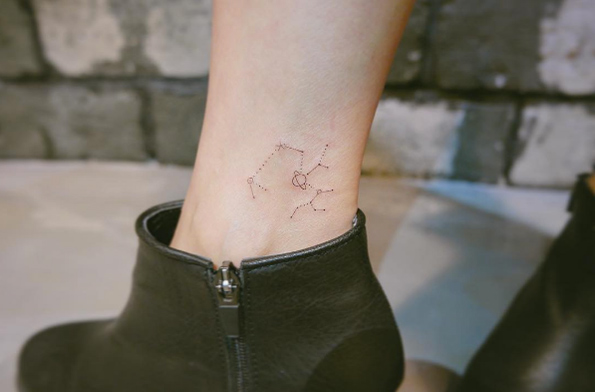 Constellation tattoo by Chae Hwa