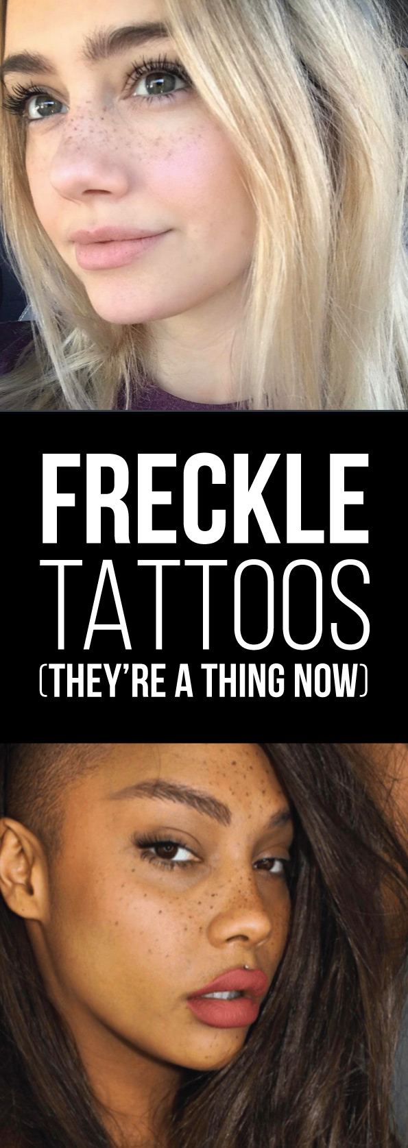 Freckle Tattoos are a Thing, And Here's 20 Awesome Examples