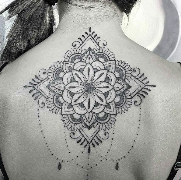 Mandala back piece by Alessia Selis