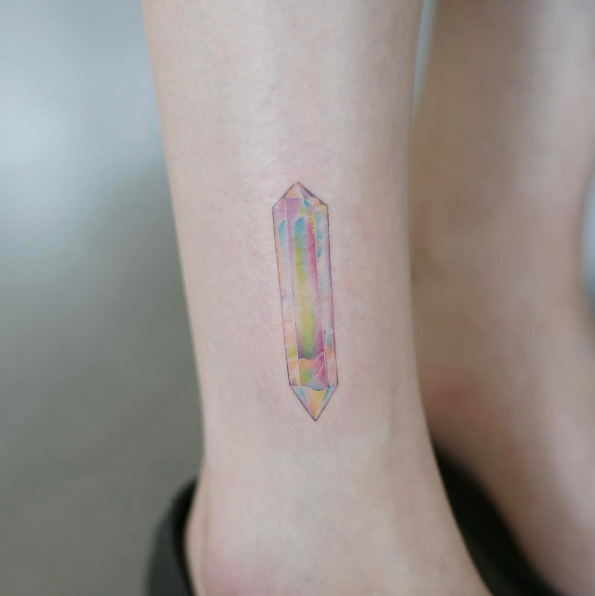 Crystal gem by Tattooist Doy