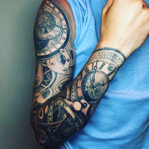 Mechanical time sleeve by Loco Ink