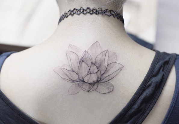 Elegant lotus flower by Tattooist Flower