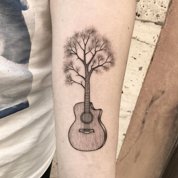 37 Perfect Musical Tattoos You'll Really Really Want - TattooBlend