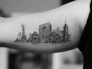 25 Cityscape Tattoos of the World's Most Beautiful Skylines - TattooBlend