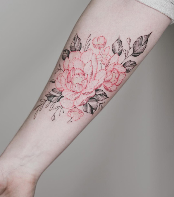 Forearm tattoo by Tritoan Ly