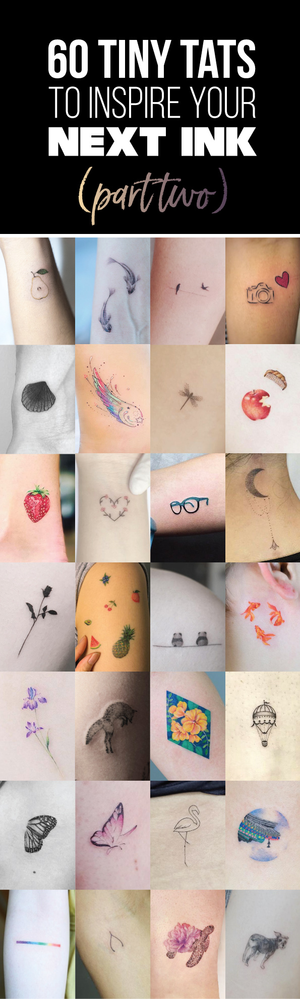 60 Tiny Tattoos To Inspire Your Next Ink (Part 2)