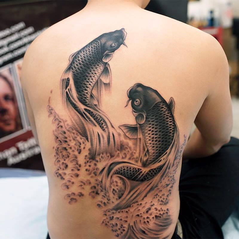 Koi fish tattoo