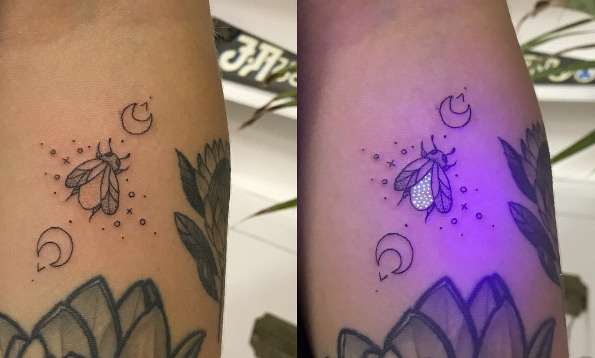 UV blacklight tattoo designs