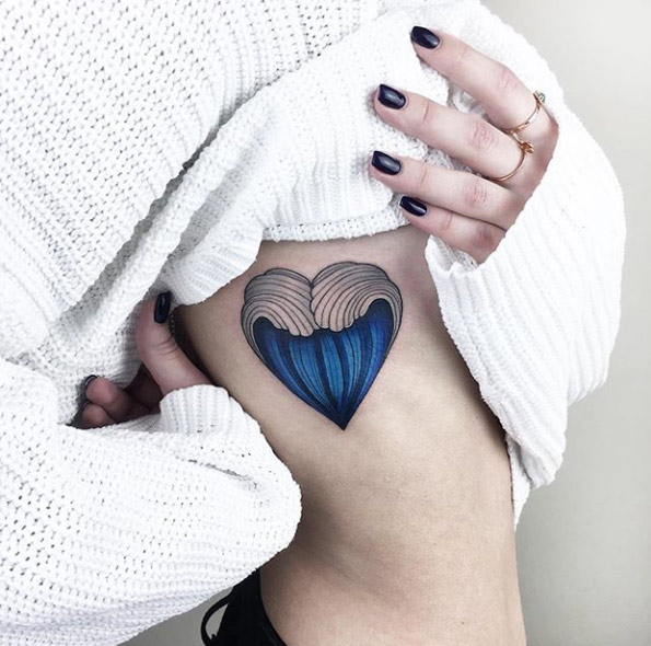 Heart wave by Anastasia