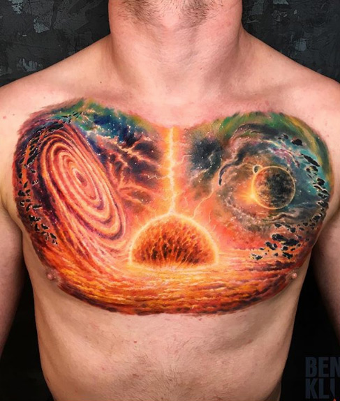 Cosmic creation by Ben Klishevskiy