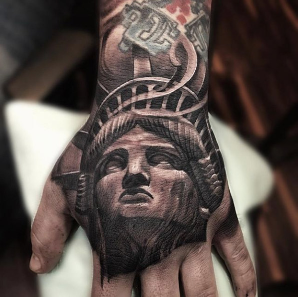 Statue of Liberty hand piece by Kevin McKinnon