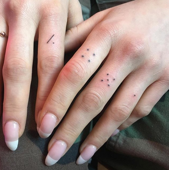 Dotted designs by Charlie Pepper