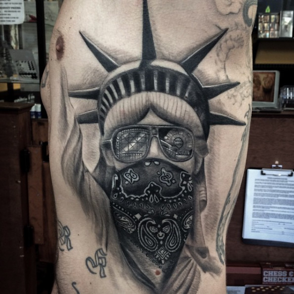 These 25 Statue of Liberty Tattoos Rock TattooBlend