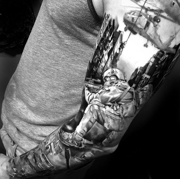 Military sleeve by Chico