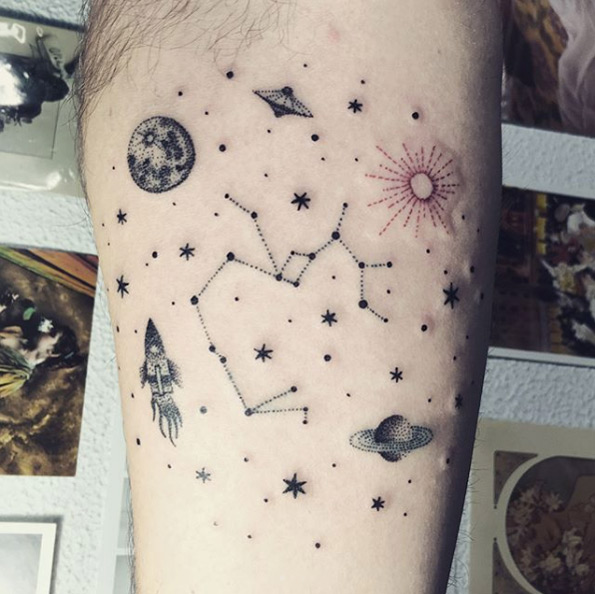 Sagittarius constellation by Agata