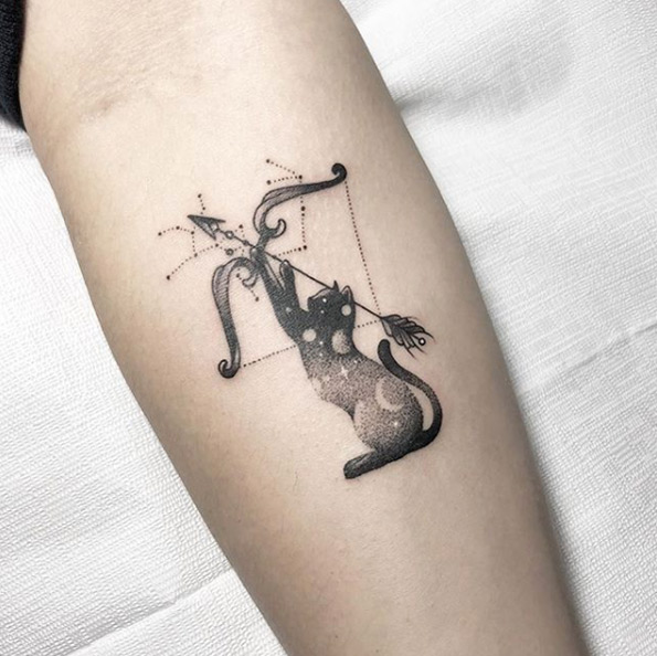 Sagittarius tattoo by Cheng