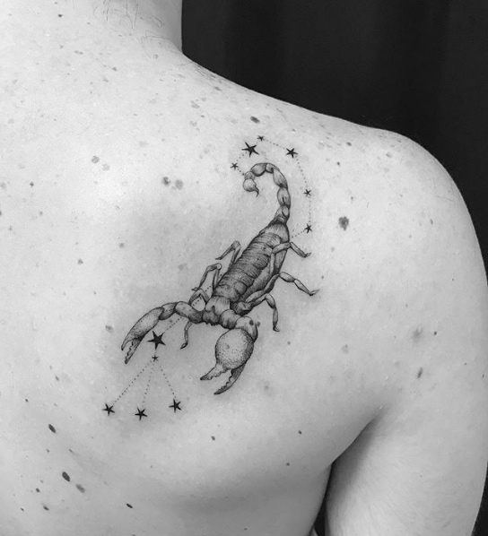 Scorpio constellation by Disegnarti