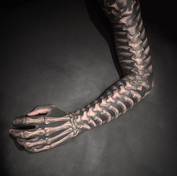 Skeleton arm by Gara