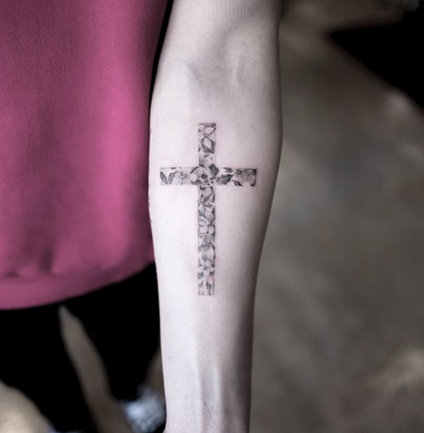 Floral cross by Nando