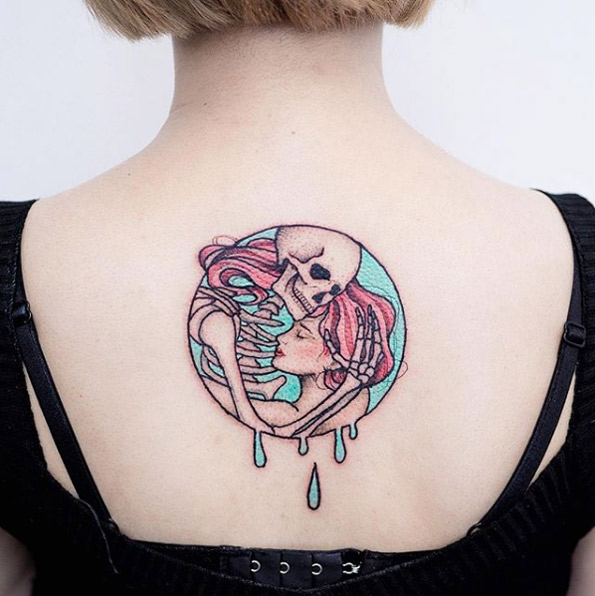 Super cool back piece by Anzo Choi