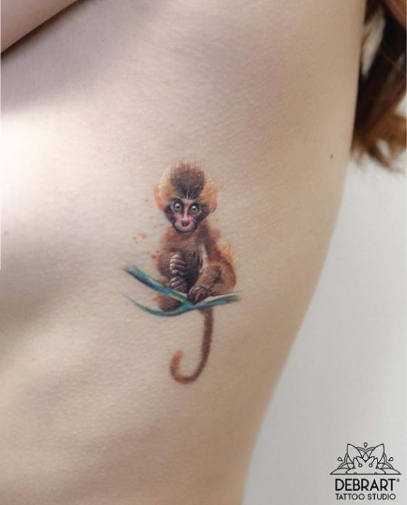 Macaque monkey by Deborah Genchi