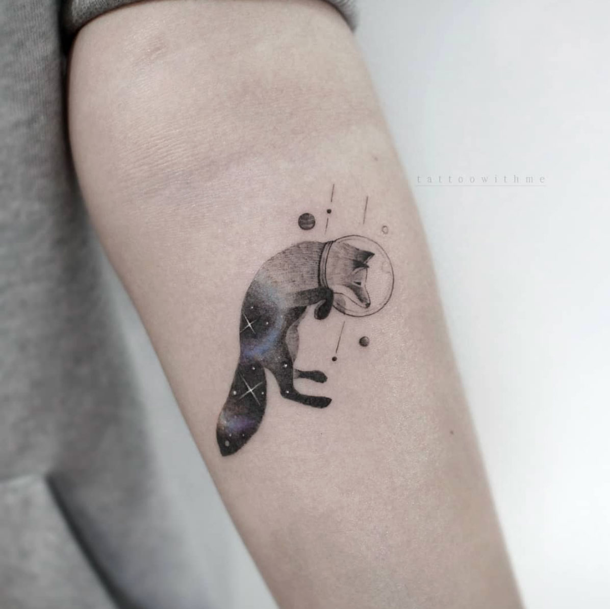 A cosmic fox by Tattoo With Me