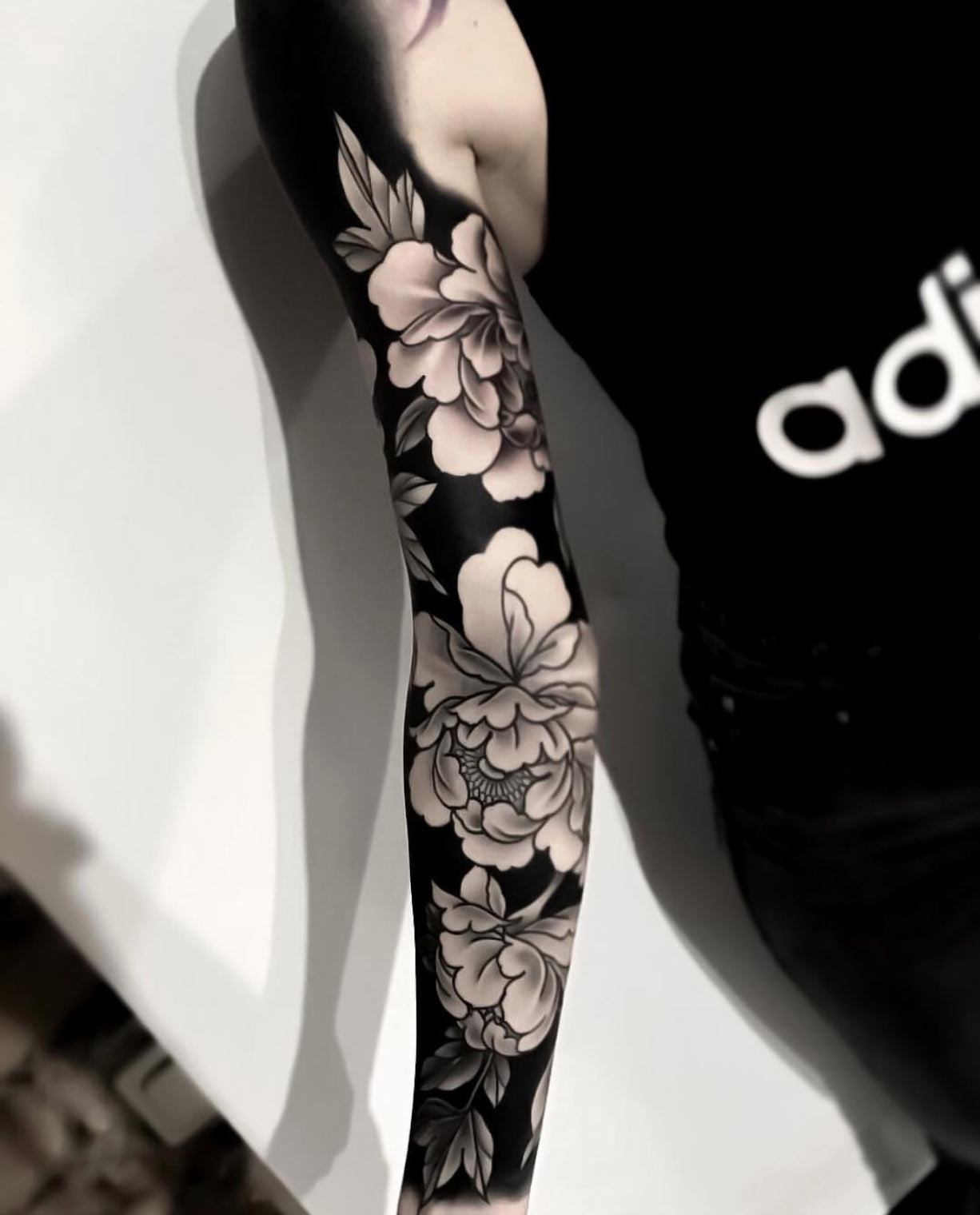 A floral sleeve by Emil Salmins