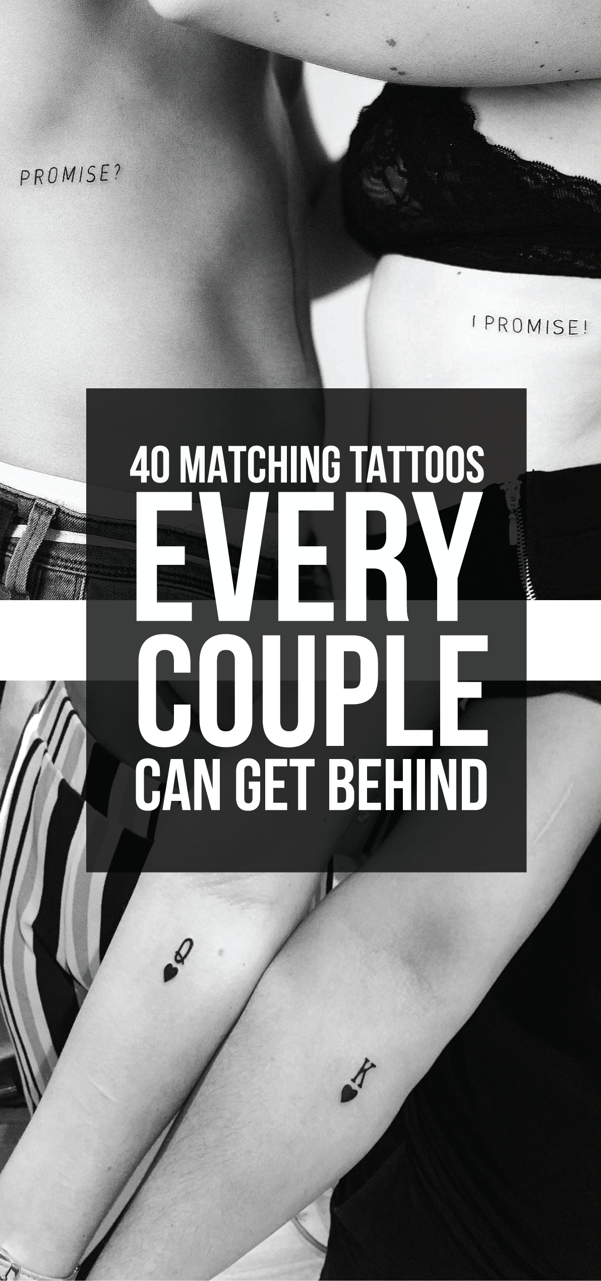Matching tattoos for lovers