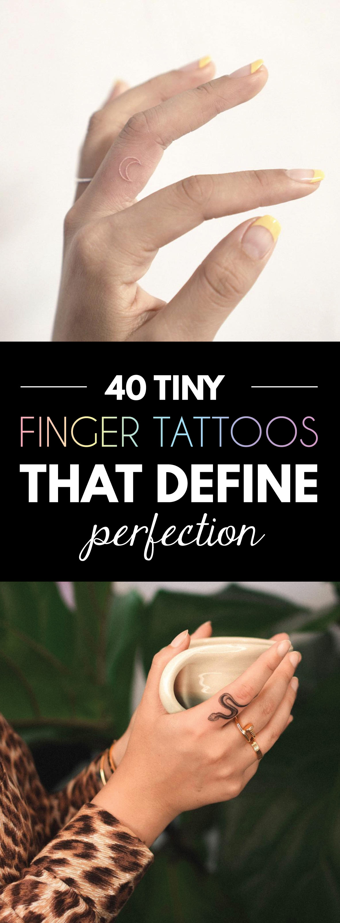Finger tattoos, YAY!