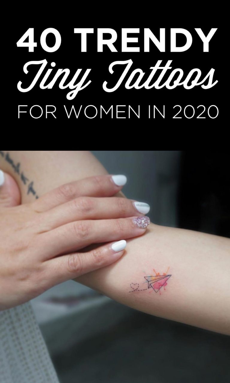 40 of the Trendiest Tiny Tattoos for Women in 2020 - TattooBlend