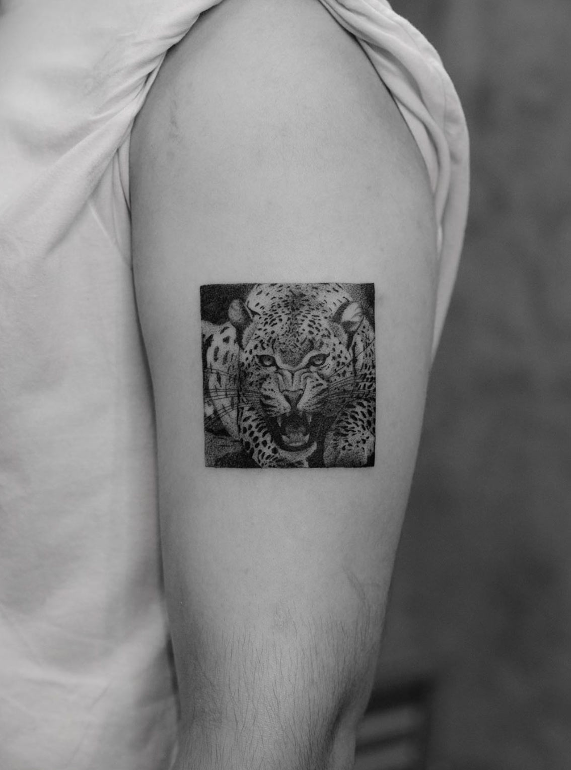 Leopard tattoo by Fillipe Pacheco