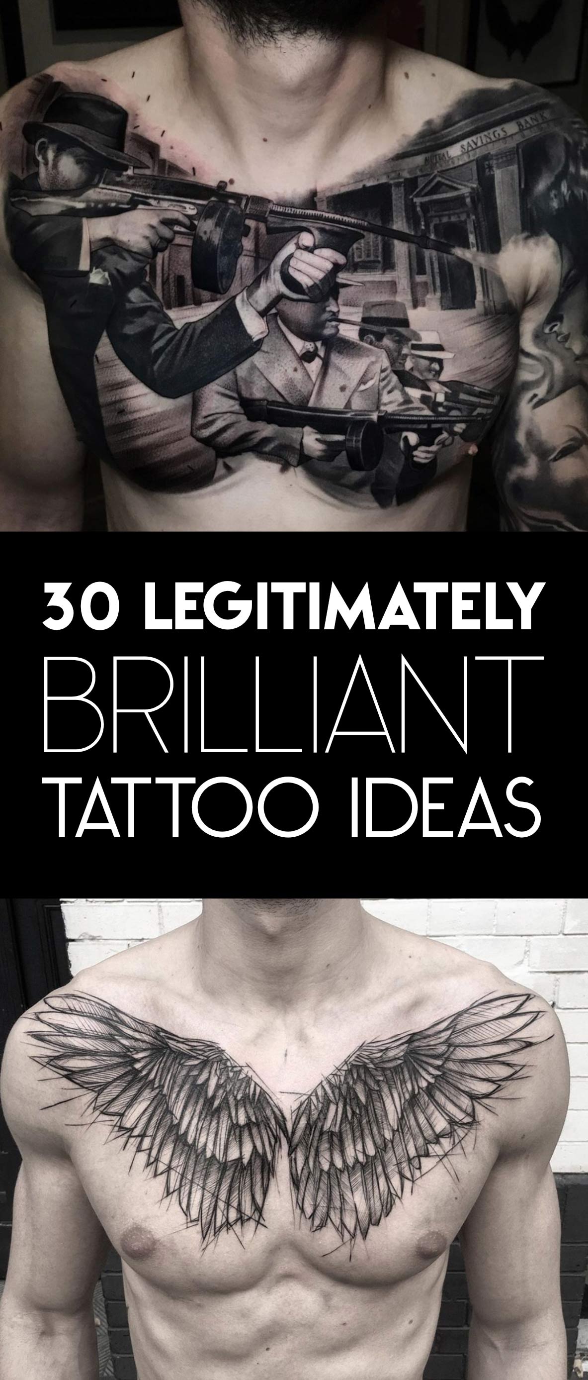 30 legitimately brilliant tattoos for men