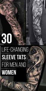 30 Life-Changing Sleeve Tattoos for Men and Women - TattooBlend